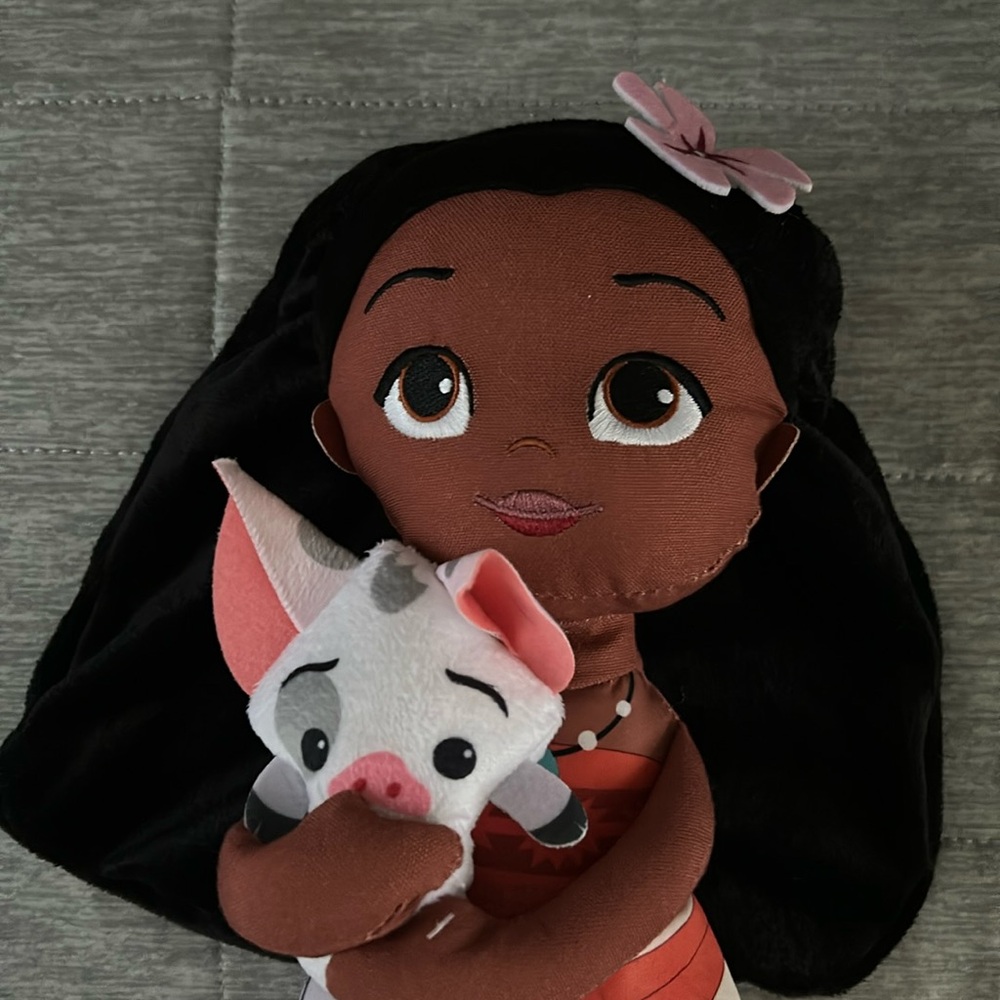 Disney MOANA Polynesian Princess Plush Doll with Pua-13in
